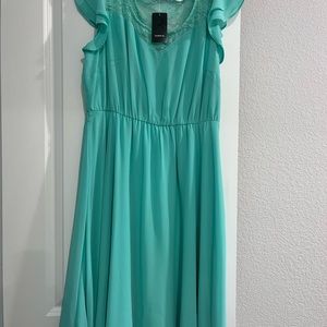 Brand new Torrid size 0 aqua dress